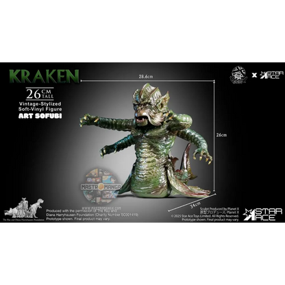 Kraken Ray Harryhausen Vintage-Stylized Soft-Vinyl