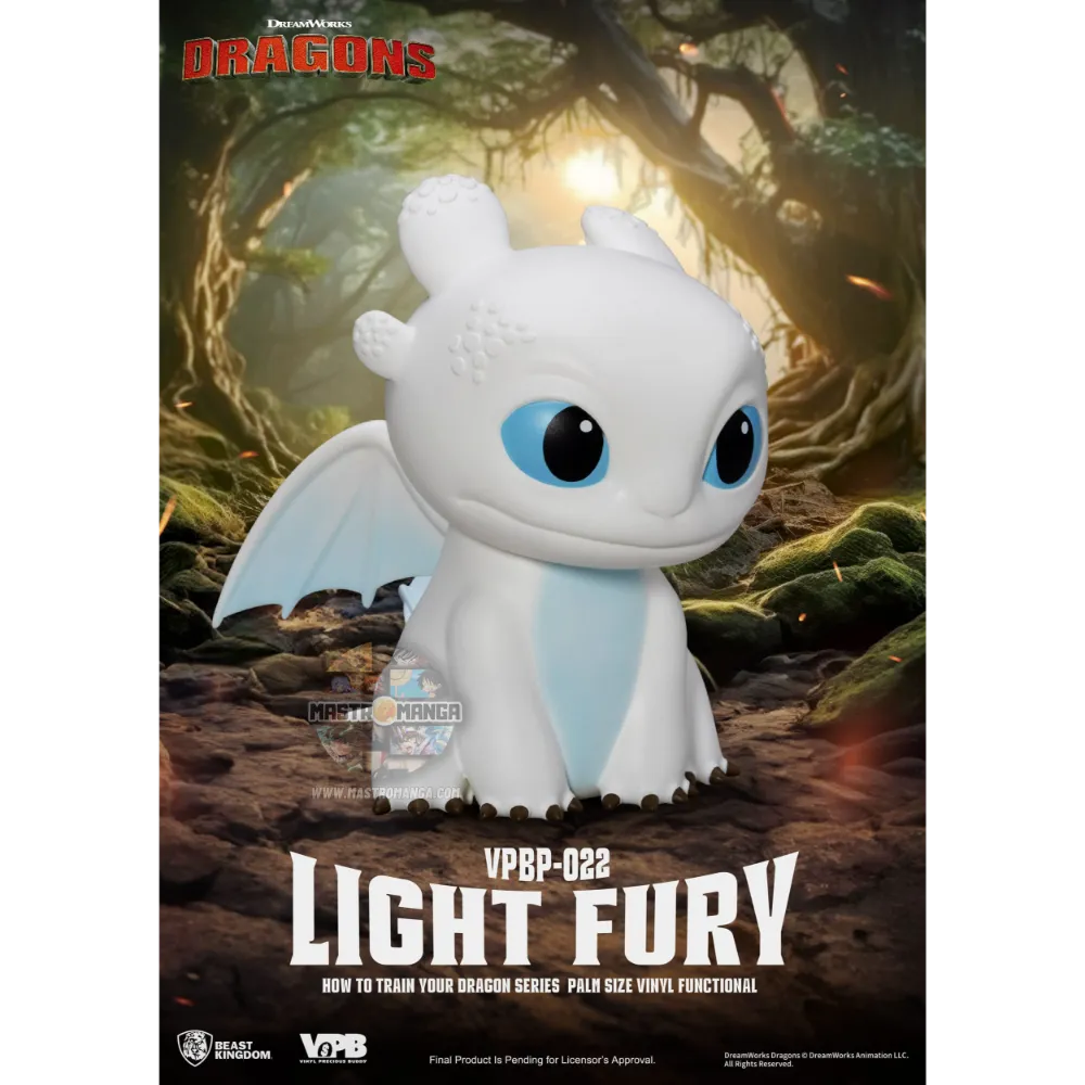 Light Fury How Train Your Dragon Palm Size Vinyl Bank