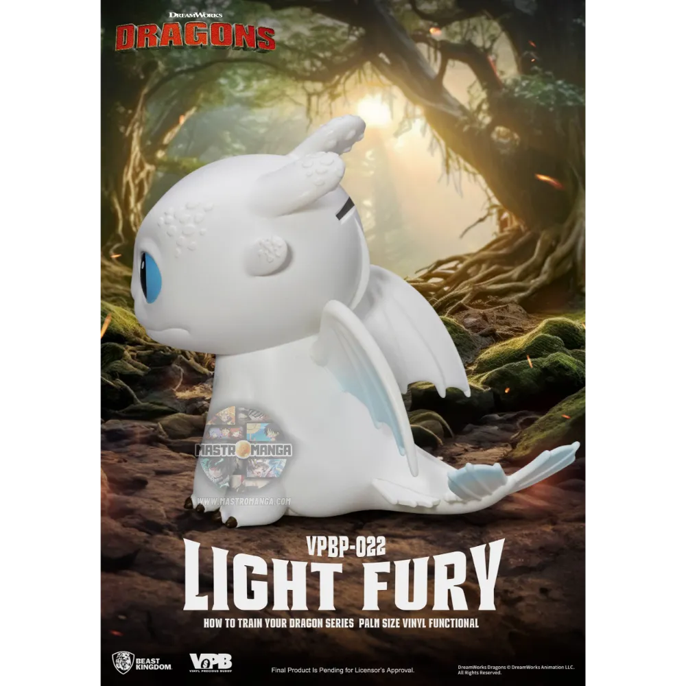 Light Fury How Train Your Dragon Palm Size Vinyl Bank