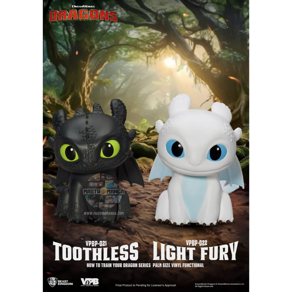 Light Fury How Train Your Dragon Palm Size Vinyl Bank