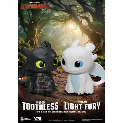 Light Fury How Train Your Dragon Palm Size Vinyl Bank