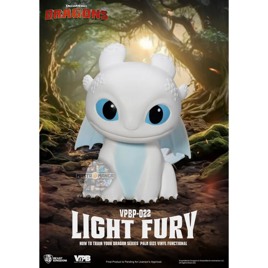 Light Fury How Train Your Dragon Palm Size Vinyl Bank