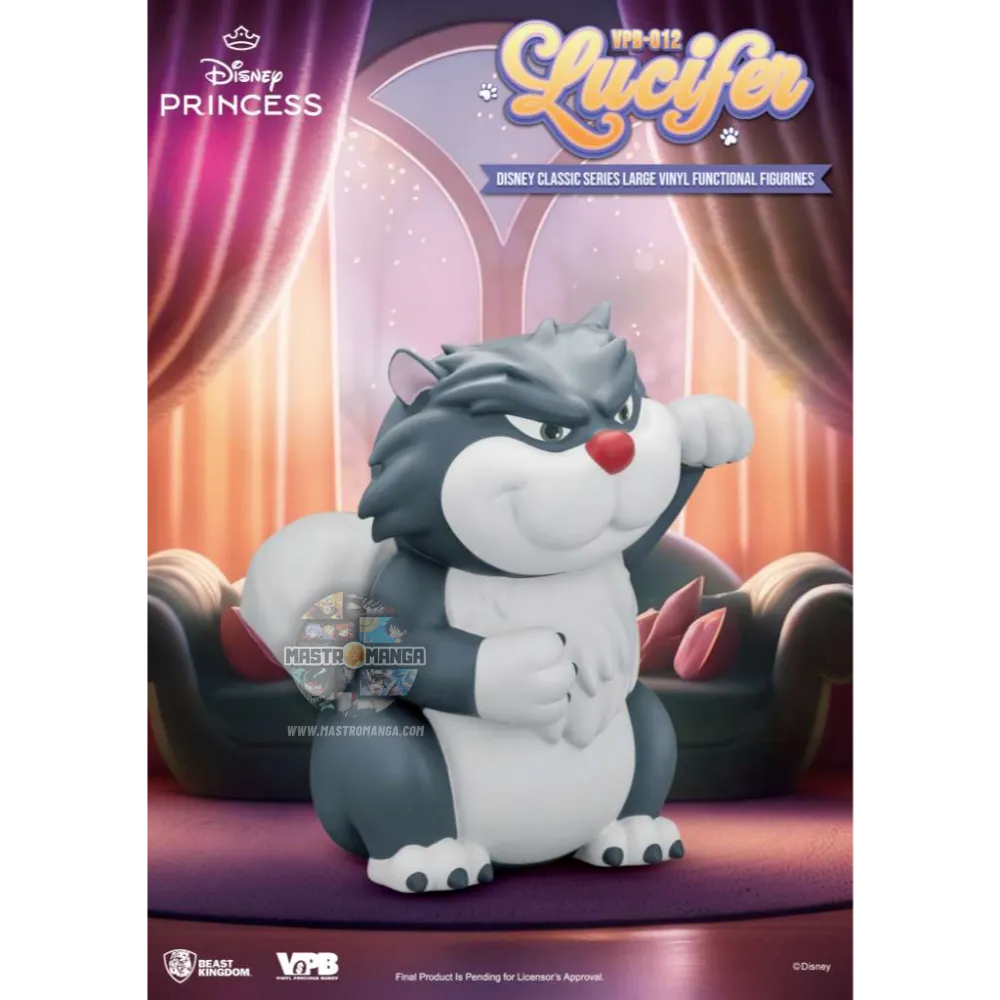 Lucifer Disney Classic Series Large Vinyl Piggy Bank