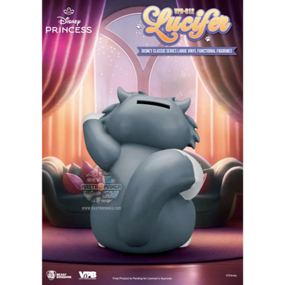 Lucifer Disney Classic Series Large Vinyl Piggy Bank