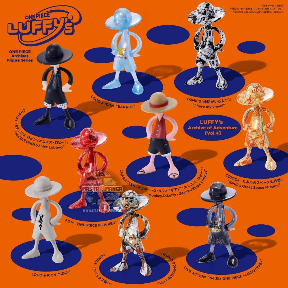Luffy's Archive Of Adventure Vol. 4 One Piece Display