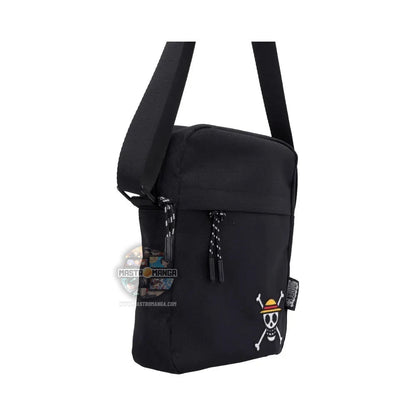 One Piece Luffy Jolly Roger Crossbody Bag (Black)