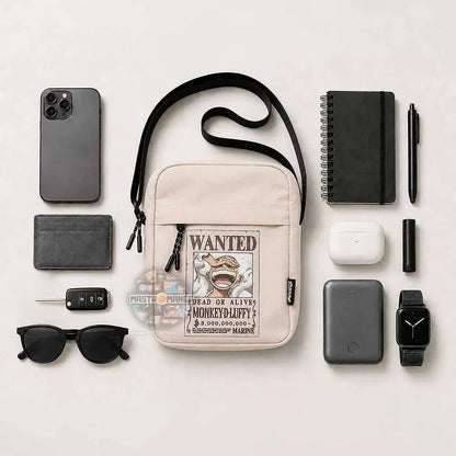 One Piece Luffy Wanted Crossbody Bag