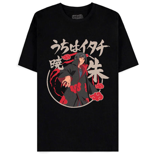 Maglietta nera Akatsuki Itachi Naruto Shippuden