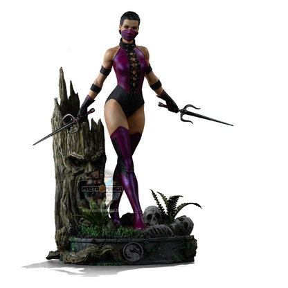 Mileena Mortal Kombat Iron Studios - Statua da collezione ufficiale della letale combattente con sai e costume iconico