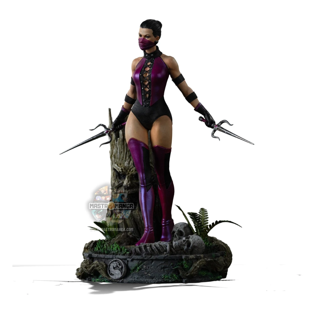 Mileena Mortal Kombat Iron Studios - Statua da collezione ufficiale della letale combattente con sai e costume iconico