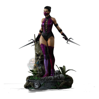 Mileena Mortal Kombat Iron Studios - Statua da collezione ufficiale della letale combattente con sai e costume iconico