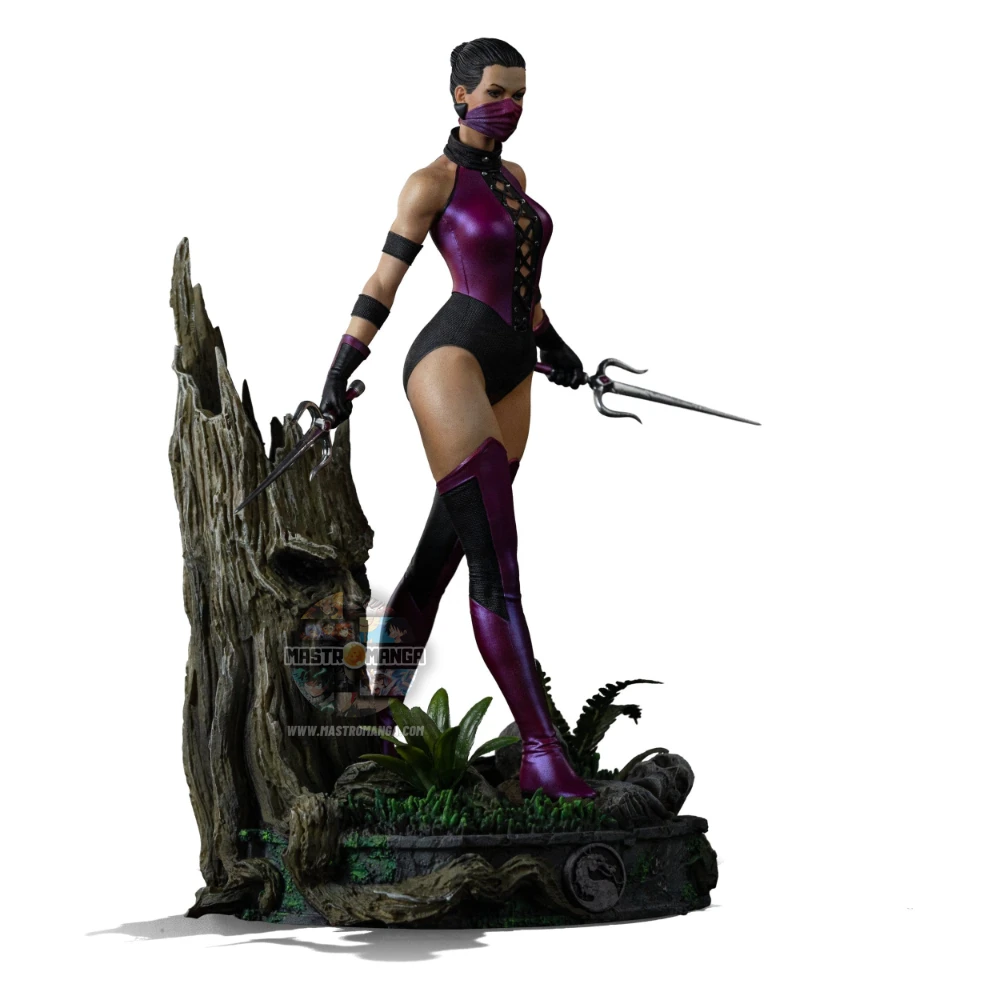Mileena Mortal Kombat Iron Studios - Statua da collezione ufficiale della letale combattente con sai e costume iconico