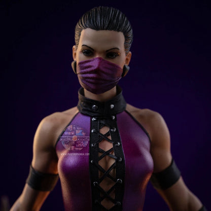 Mileena Mortal Kombat Iron Studios - Statua da collezione ufficiale della letale combattente con sai e costume iconico