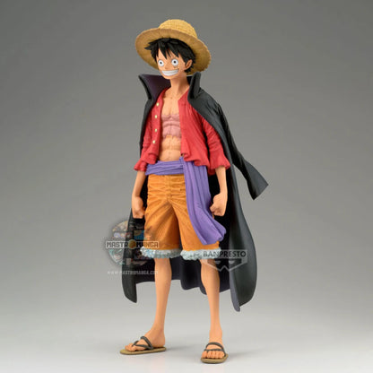 Monkey D. Luffy The Brush One Piece Figure Premium Banpresto - Figure ufficiale del Capitano dei Pirati di Cappello di Paglia in esclusiva composizione artistica ispirata al pennello giapponese