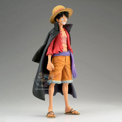 Monkey D. Luffy The Brush One Piece Figure Premium Banpresto - Figure ufficiale del Capitano dei Pirati di Cappello di Paglia in esclusiva composizione artistica ispirata al pennello giapponese