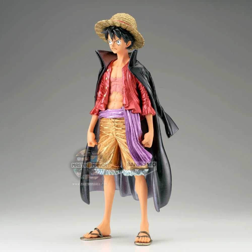 Monkey D. Luffy The Metallic One Piece Figure Premium Banpresto - Figure ufficiale del protagonista con spettacolare finitura metallica esclusiva e dettagli luminosi premium