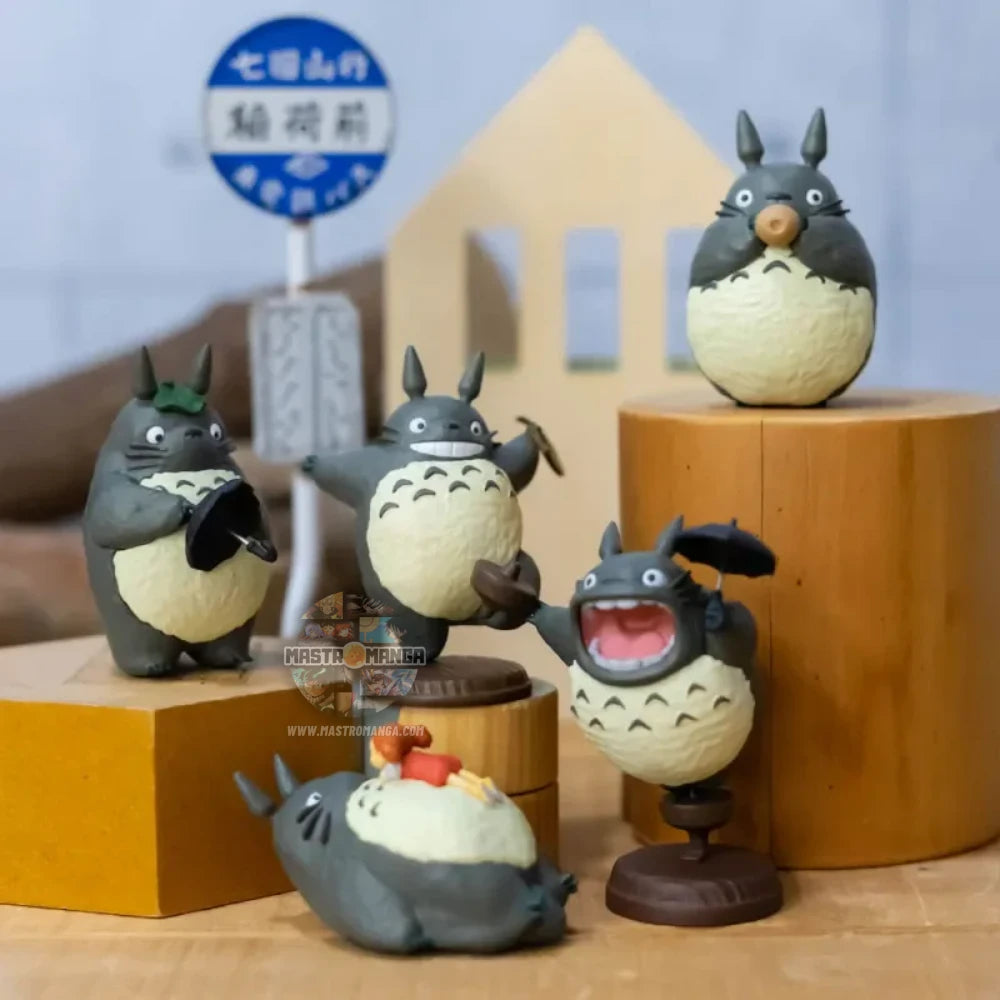 My Neighbor Totoro Figures Assortment 02 Display Box Studio Ghibli - Set di mini figure ufficiali dei personaggi iconici del capolavoro animato di Hayao Miyazaki
