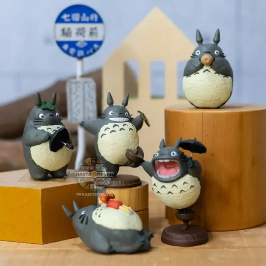 My Neighbor Totoro Figures Assortment 02 Display Box Studio Ghibli - Set di mini figure ufficiali dei personaggi iconici del capolavoro animato di Hayao Miyazaki