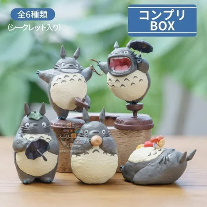 My Neighbor Totoro Figures Assortment 02 Display Box Studio Ghibli - Set di mini figure ufficiali dei personaggi iconici del capolavoro animato di Hayao Miyazaki