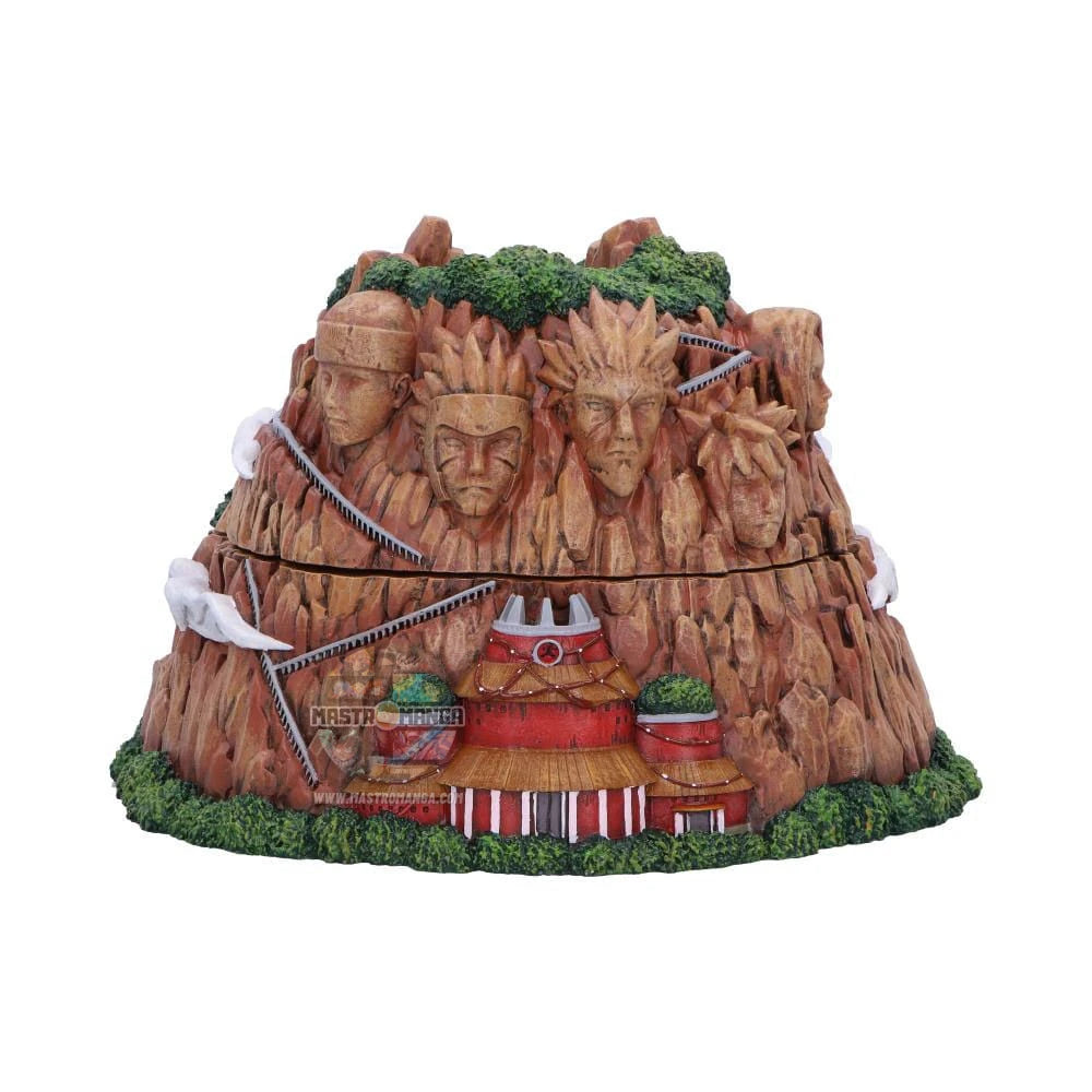 Hokage Rock Box Naruto Nemesis Now - Cofanetto da collezione ufficiale ispirato al leggendario monumento degli Hokage del Villaggio della Foglia