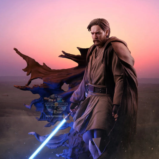 Obi-Wan Kenobi Legacy Replica Signatures Star Wars Iron Studios - Statua premium in scala reale del Maestro Jedi con abito e spada laser