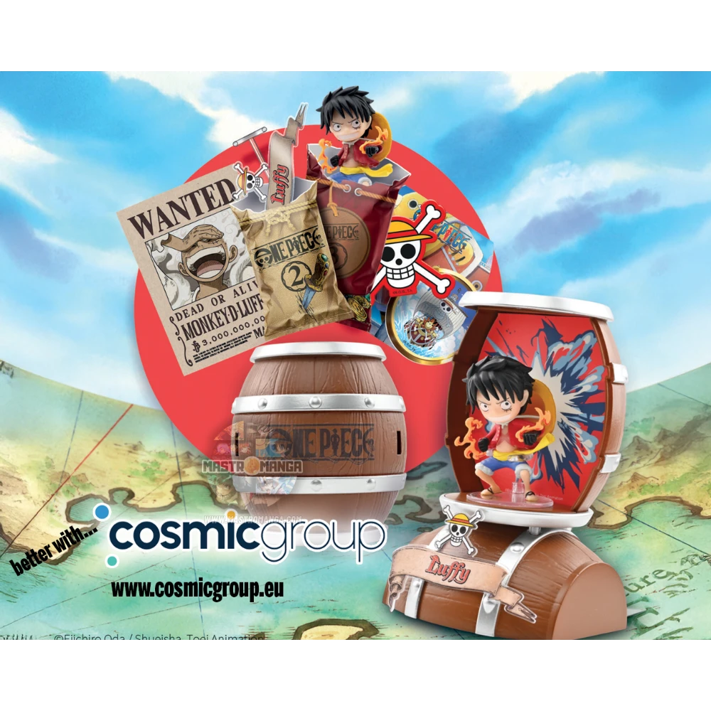 Set display One Piece Barrel Capsule Collection Megahouse figure nei barili