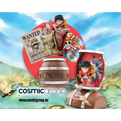 Set display One Piece Barrel Capsule Collection Megahouse figure nei barili