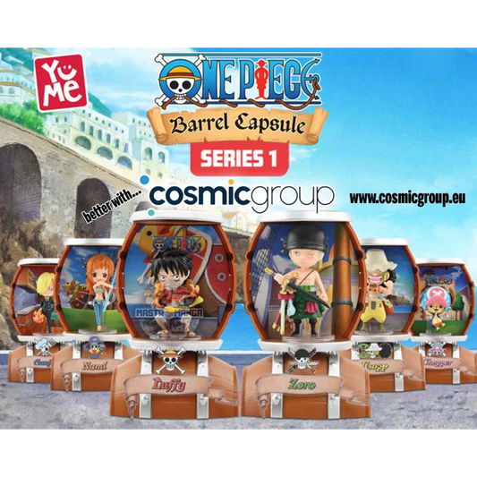 Set display One Piece Barrel Capsule Collection Megahouse figure nei barili
