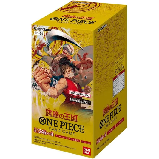 One Piece Card Game OP-04 Kingdom Of Intrigue Booster Box Japanese Version