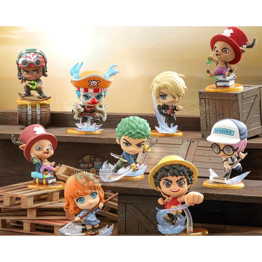 Set display One Piece Cosbi Collection Megahouse mini figure stilizzate blind box