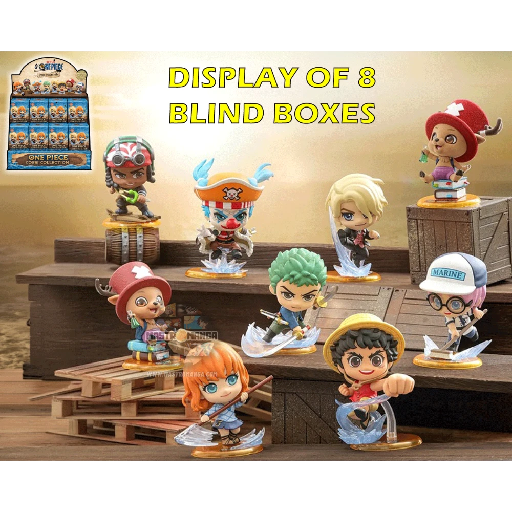 Set display One Piece Cosbi Collection Megahouse mini figure stilizzate blind box