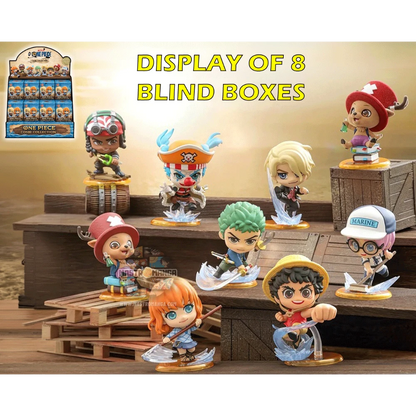 Set display One Piece Cosbi Collection Megahouse mini figure stilizzate blind box