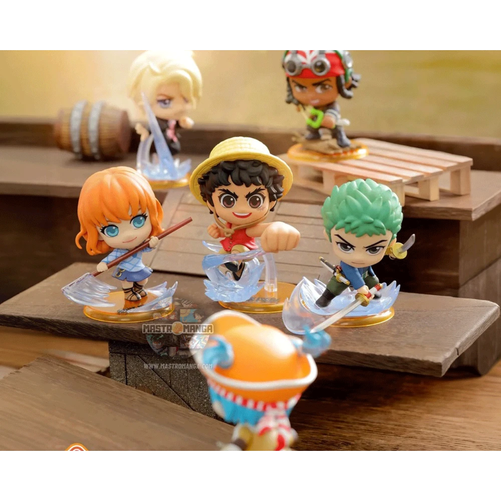 Set display One Piece Cosbi Collection Megahouse mini figure stilizzate blind box