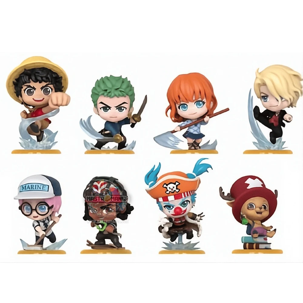 Set display One Piece Cosbi Collection Megahouse mini figure stilizzate blind box