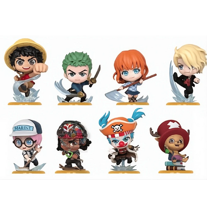 Set display One Piece Cosbi Collection Megahouse mini figure stilizzate blind box