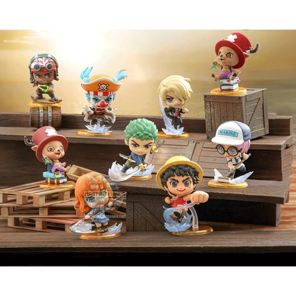 Set display One Piece Cosbi Collection Megahouse mini figure stilizzate blind box