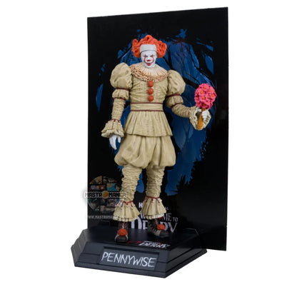 Pennywise IT: Welcome to Derry Flashback Gold Label Posed Movie Maniacs