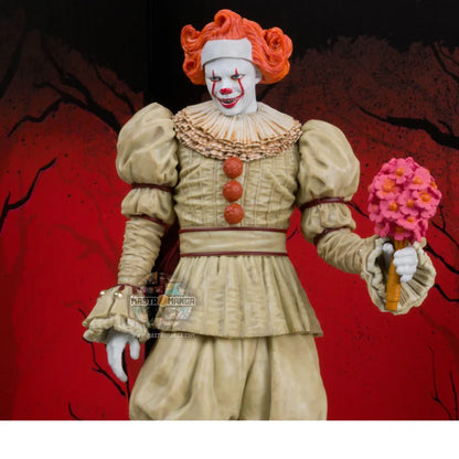 Pennywise IT: Welcome to Derry Flashback Gold Label Posed Movie Maniacs