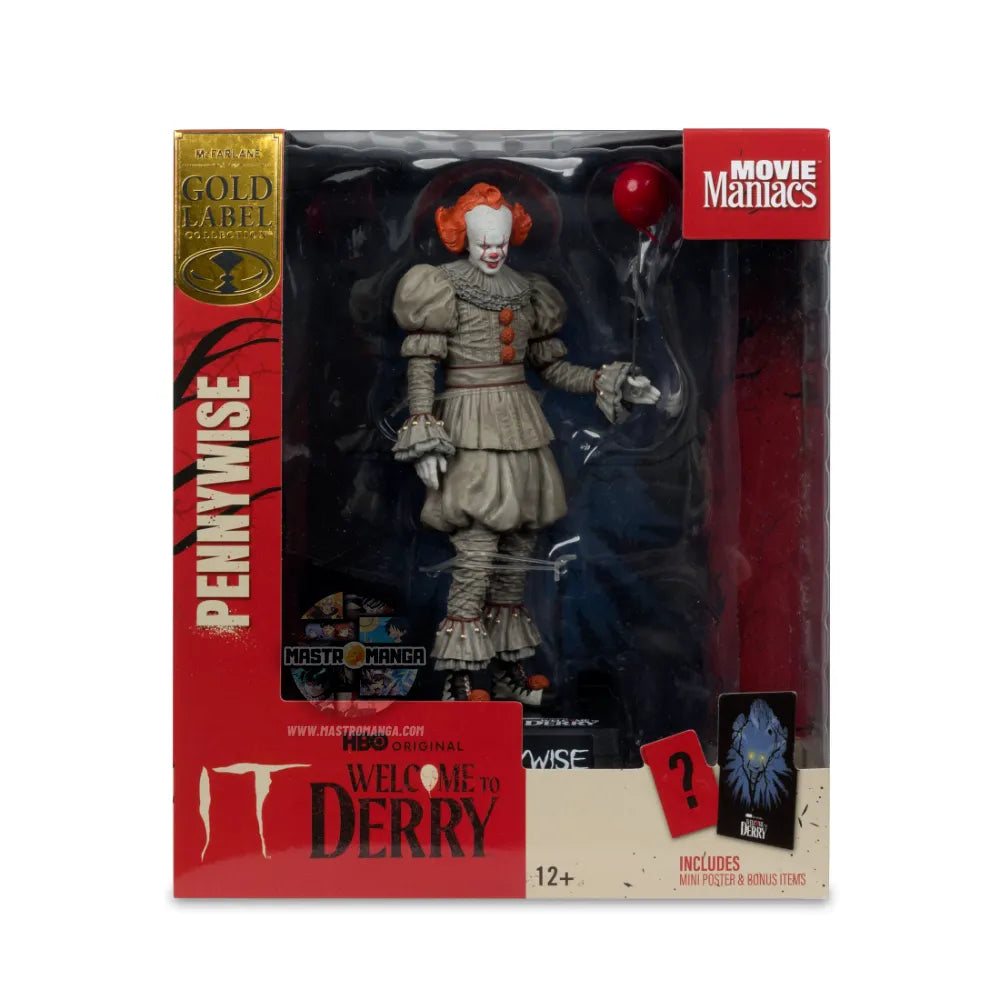 Pennywise IT: Welcome to Derry Gold Label Posed Movie Maniacs