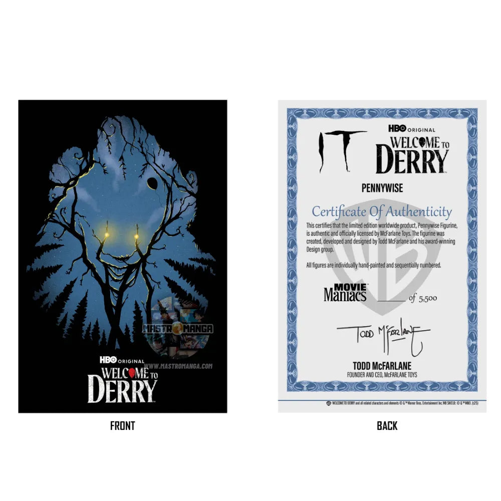 Pennywise IT: Welcome to Derry Gold Label Posed Movie Maniacs