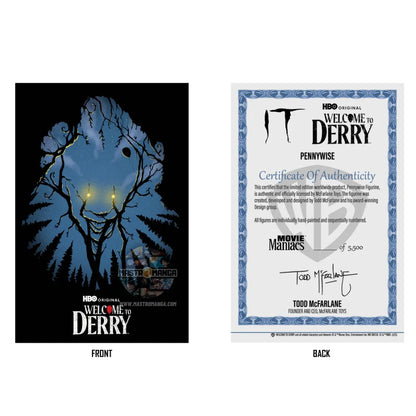 Pennywise IT: Welcome to Derry Gold Label Posed Movie Maniacs