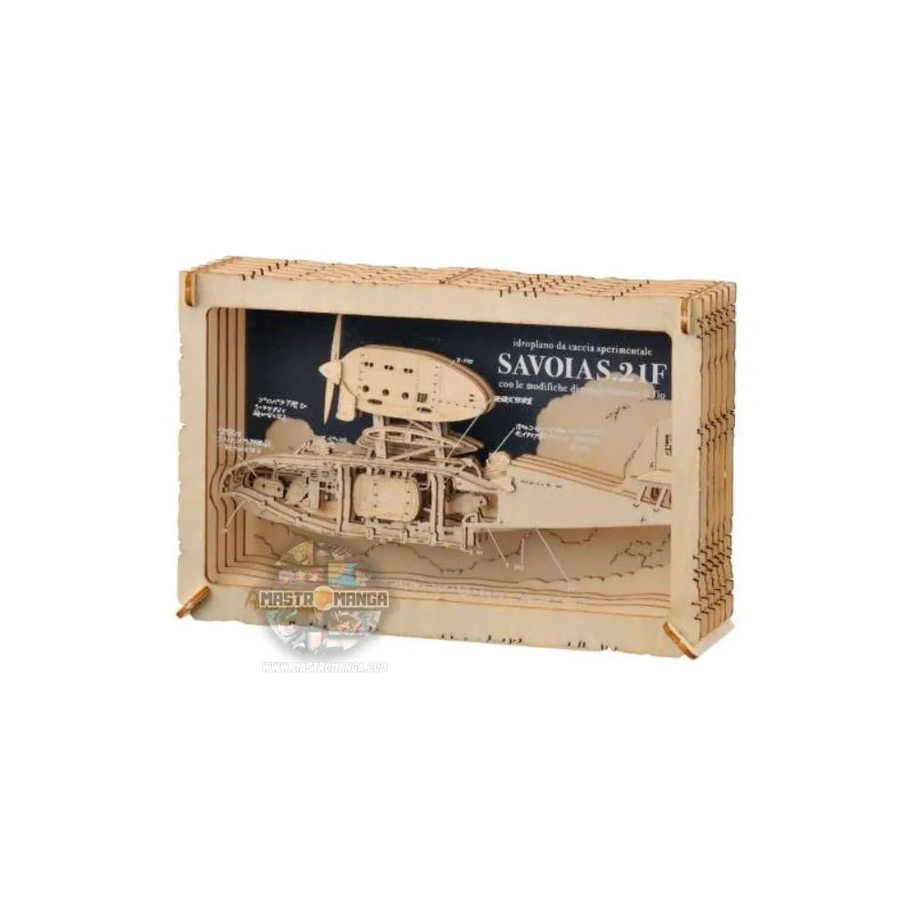 Porco Rosso Savoia Wood Style Paper Theater