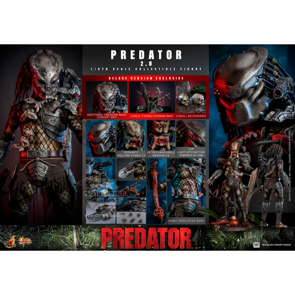 Predator 2.0 Deluxe Edition Movie Masterpiece