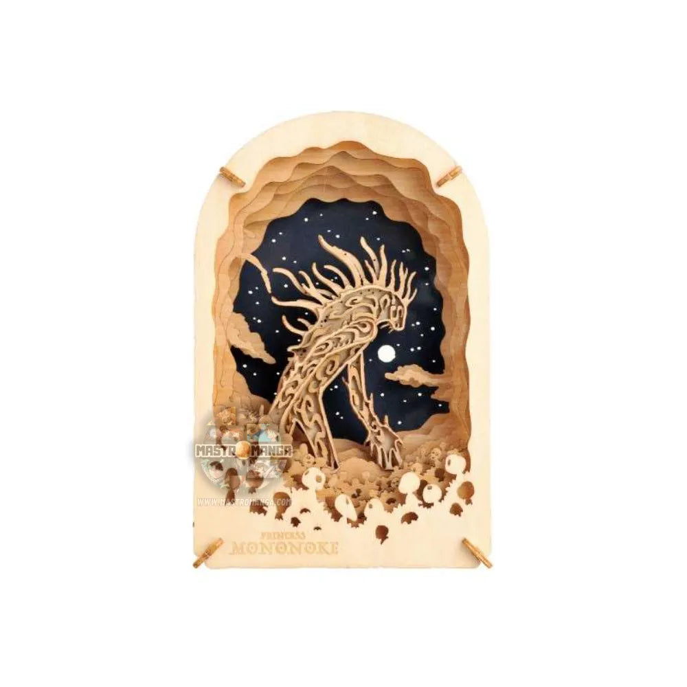Princess Mononoke Night Walker Wood Style Paper Theater
