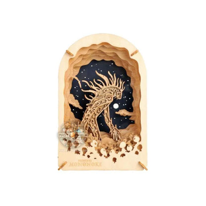 Princess Mononoke Night Walker Wood Style Paper Theater