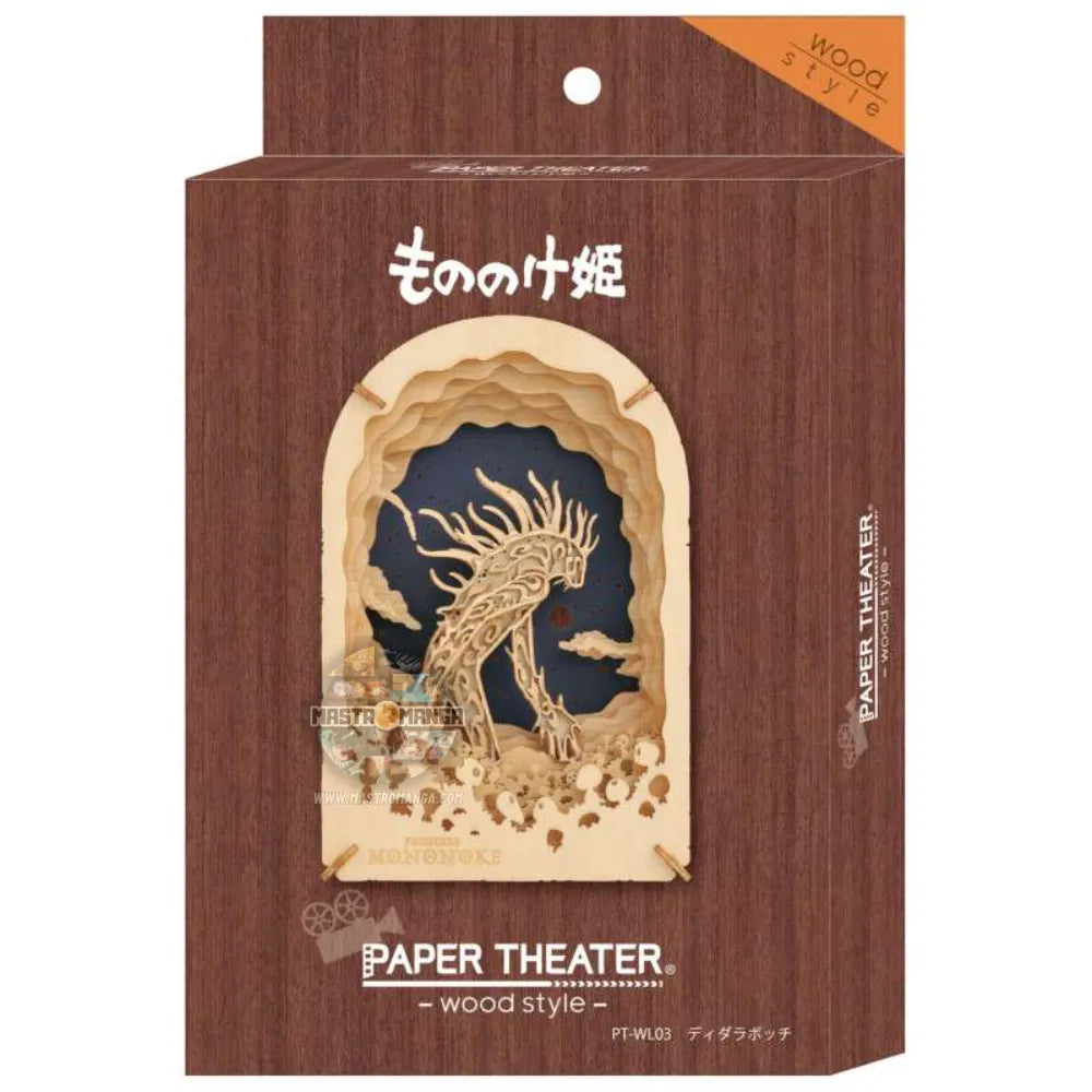 Princess Mononoke Night Walker Wood Style Paper Theater