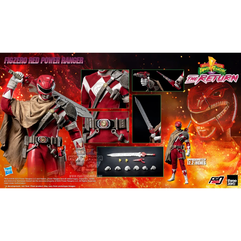 Red Power Ranger Mighty Morphin Power Rangers: The Return FigZero