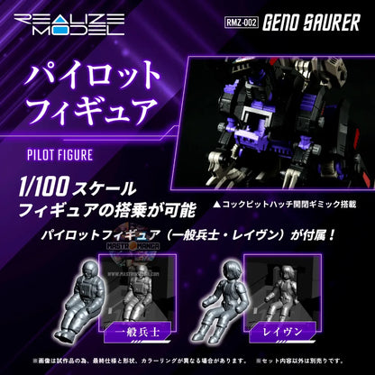 RMZ-002 Geno Saurer Tyrannosaurus Type Zoids Realize Model Kit