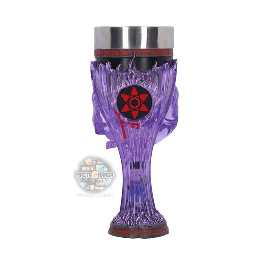Sasuke Goblet Naruto Nemesis Now - Calice da collezione ufficiale ispirato al leggendario ninja del Clan Uchiha con design iconico