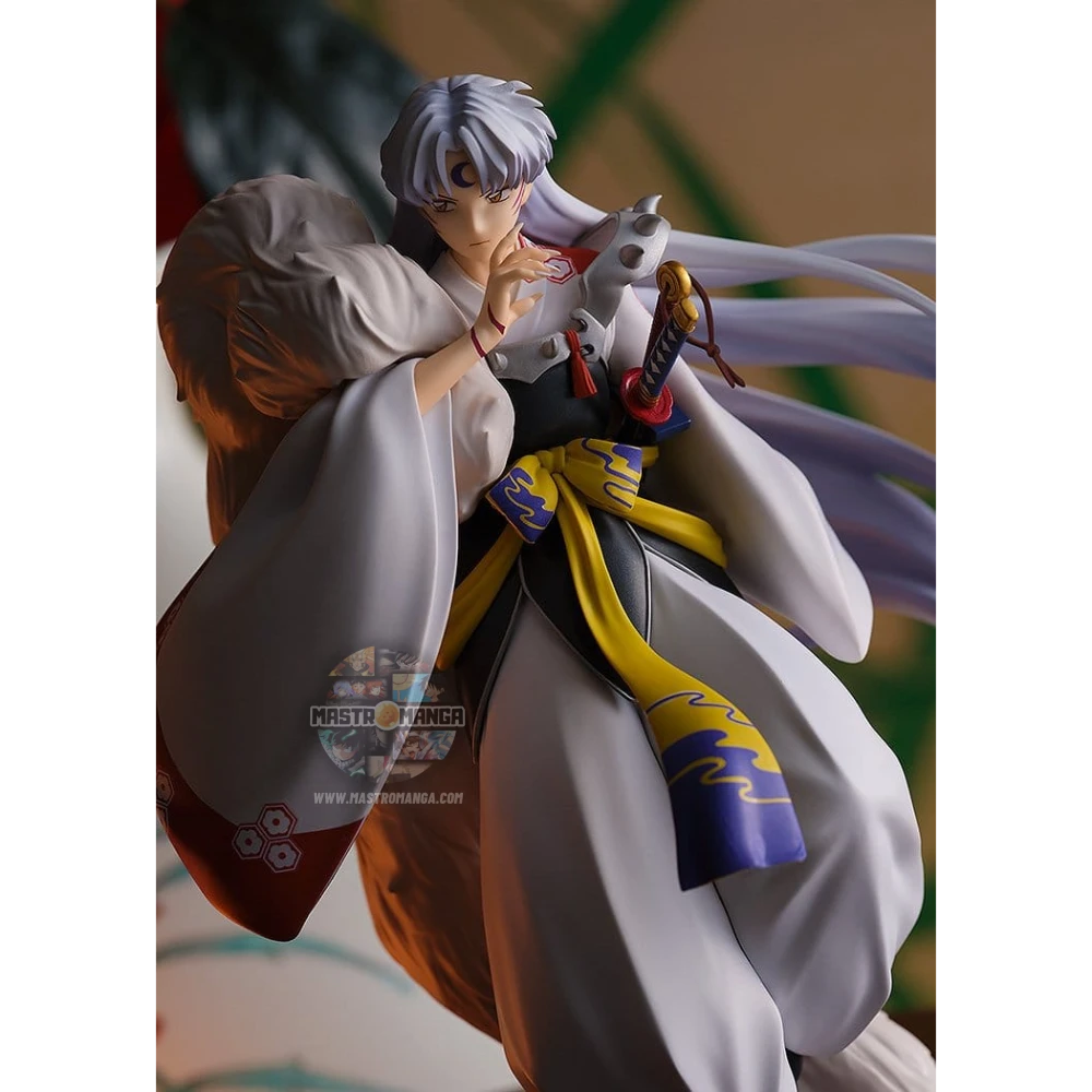 Rerelease della figure Sesshomaru Inuyasha POP UP PARADE Good Smile Company con l'iconica pelliccia Mokomoko e sguardo demoniaco